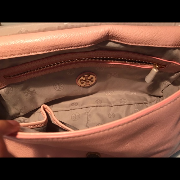 Babypink Tory burch Marion saddle bag purse - Picture 3 of 4